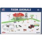 Sada domáca farma so zvieratami a traktorom