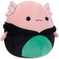 SQUISHMALLOWS Axolotl v kostýme čiernej mačky Archie