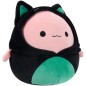 SQUISHMALLOWS Axolotl v kostýme čiernej mačky Archie