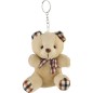 Prívesok medveď/medvedík sediaci plyš 10cm 4 farby