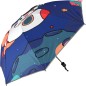 Detský dáždnik Vesmír skladacia látka/kov 25cm modrý