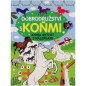 Kniha aktivít s nálepkami Dobrodružstvo s koňmi