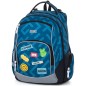 Školská taška OXY GO Stickers 3dielny set a box na zošity A4 zdarma