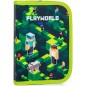 Batoh do školy OXY GO Playworld 3dielny set a box na zošity A4 zdarma