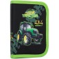 Školská aktovka pre prvákov Oxybag PREMIUM LIGHT Traktor 3dielny set a box na zošity A4 zdarma