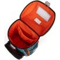 Školská taška pre prvákov Oxybag PREMIUM Auto 3dielny set a box na zošity A4 zdarma
