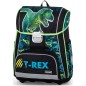 Školská taška Oxybag PREMIUM Premium Dinosaurus 3dielny set a box na zošity A4 zdarma