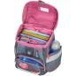 Školská taška pre prváka Step by Step 2IN1 PLUS Glitter Heart Hazle 6dielny set, doprava a desiatový set zadarmo