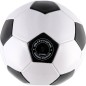 Lopta futbalová šitá koža 23cm veľ. 5 čierno-biely