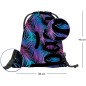 Dievčenský ruksak BAAGL Core Palm 3dielny set a vak na chrbát zadarmo