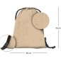 Vrecko na prezuvky Baagl Beige