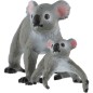 Koala medvedíkovitý samica s mláďaťom zooted