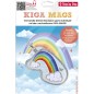 Vymeniteľný obrázok KIGA MAGS Rainbow Lui k batôžkom KIGA