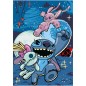 Puzzle XL Stitch svietiaci v tme neón 100 dielikov