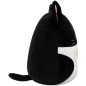 SQUISHMALLOWS mačka Čierno biela - Cicely, 30 cm
