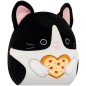 SQUISHMALLOWS mačka Čierno biela - Cicely, 30 cm