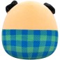 SQUISHMALLOWS 30 cm Mops vo flanelovej košeli - Prince