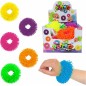 Náramok antistresový mačkací naťahovací silikón 11cm 6 farieb