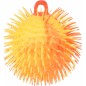 Loptička antistresová mačkací chlpatý silikón 15cm 4 farby