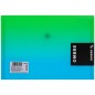 Obálka s cvokom A5 OMBRE zelená