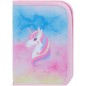 Aktovka pre prváka Baagl Zippy plus Rainbow Unicorn SET: aktovka, peračník, vrecko