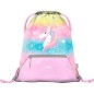 Školský set Baagl Zippy Plus Rainbow Unicorn: školská taška, peračník, vrecko, zástera, peňaženka