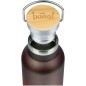 BAAGL Termofľaša s bambusovým viečkom Gradient červeno-čierna, 500 ml