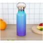 BAAGL Termofľaša s bambusovým viečkom Gradient modro-fialová, 500 ml