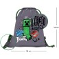 Školsky batoh pre 2. stupeň Baagl Skate Minecraft TNT 3dielny set