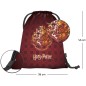 SET školský batoh Baagl Skate Harry Potter Rokfort vínový: batoh, peračník, vak