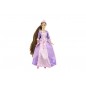 Bábika princezna s dlhým vrkočom 28cm 2 farby