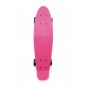 Skateboard - pennyboard 60cm nosnosť 90kg, kovové osi, ružová farba, čierne kolesá