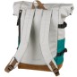 Mestský batoh Walker Roll-up Two Grey/Emerald, doprava a gumovacie pero Pilot zadarmo