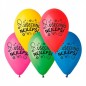 Balónik nafukovacie 10 '' priemer 26cm Všetko najlepšie 10ks