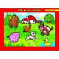 Puzzle doskové Moje prvé zvieratká farma 26x17cm 24 dielikov MPZ