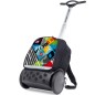 Školská taška Nikidom Roller UP White Fire na kolieskach