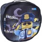 Školská taška LEGO CITY Police Cop Maxi 2dielny set a gelové pero s minifigúrkou zdarma