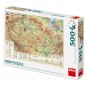 Puzzle Mapa Českej Republiky 47x33cm 500dílků