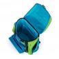 Školská taška Oxybag PREMIUM Futbal zelený a box A4 číry zdarma