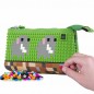 Pixie Crew veľké púzdro Minecraft zeleno-hnedé