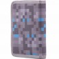 PIXIE CREW školský peračník Minecraft šedo-modrý