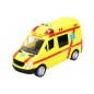 Auto ambulancia záchranári 21cm na batérie so svetlom a zvukom