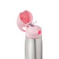 Termoska na pitie so slamkou 500 ml - flamingo fizz