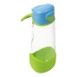 Sport fľaša na pitie 600 ml - modrá/zelená