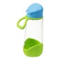 Sport fľaša na pitie 600 ml - modrá/zelená