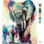 Maľovanie podľa čísel - MAĽOVANÍ SLONI
