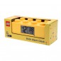 LEGO Brick - hodiny s budíkom, žlté