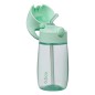 Fľaša na pitie so slamkou Junior 380 ml - spearmint