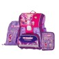 Školská aktovka Oxybag Premium Playworld Girl Pixel – 5-dielny set