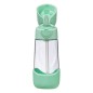 Fľaša na pitie so slamkou 450 ml - spearmint